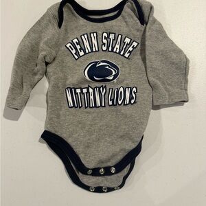 Nittany Lions Gray & Navy Baby One-Piece BUNDLE